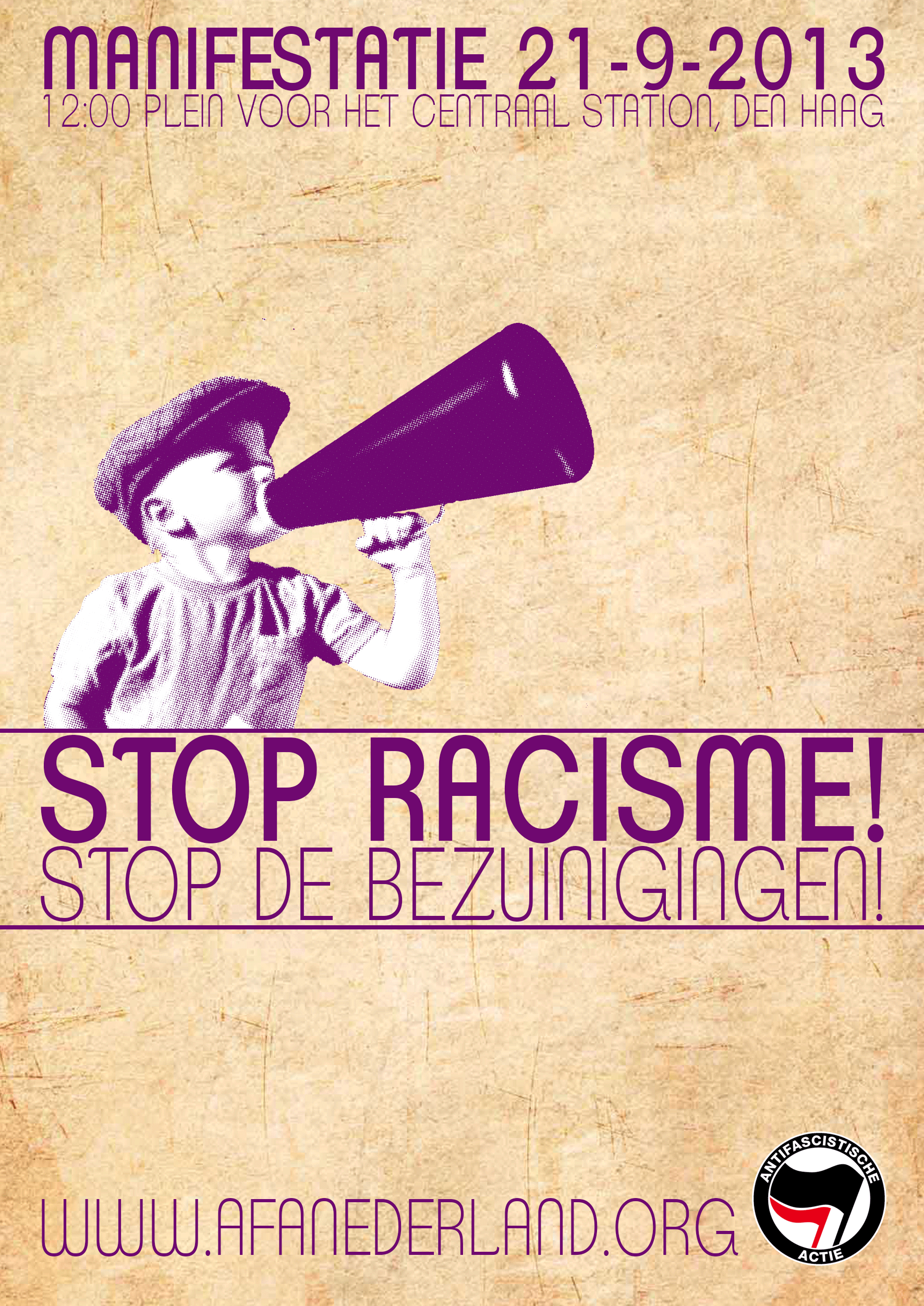 21-09-2013stopracismeflyerA5voorkant