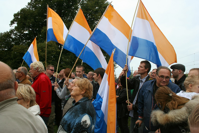 Prince's Flags at PVV demonstration