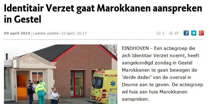 Screenshot Eindhovens Dagblad