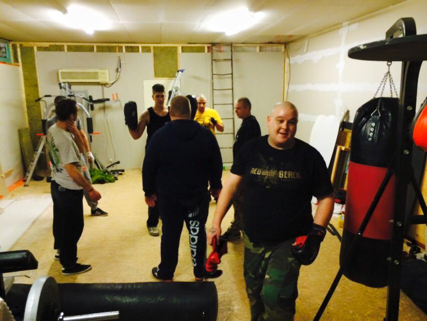 Kickboksen oefenen in Rac’n’Roll place, 2014