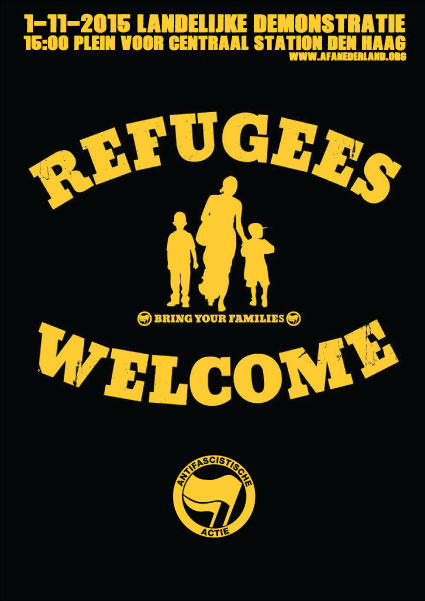 flyerRefugeesWelcomeA5Voorkant