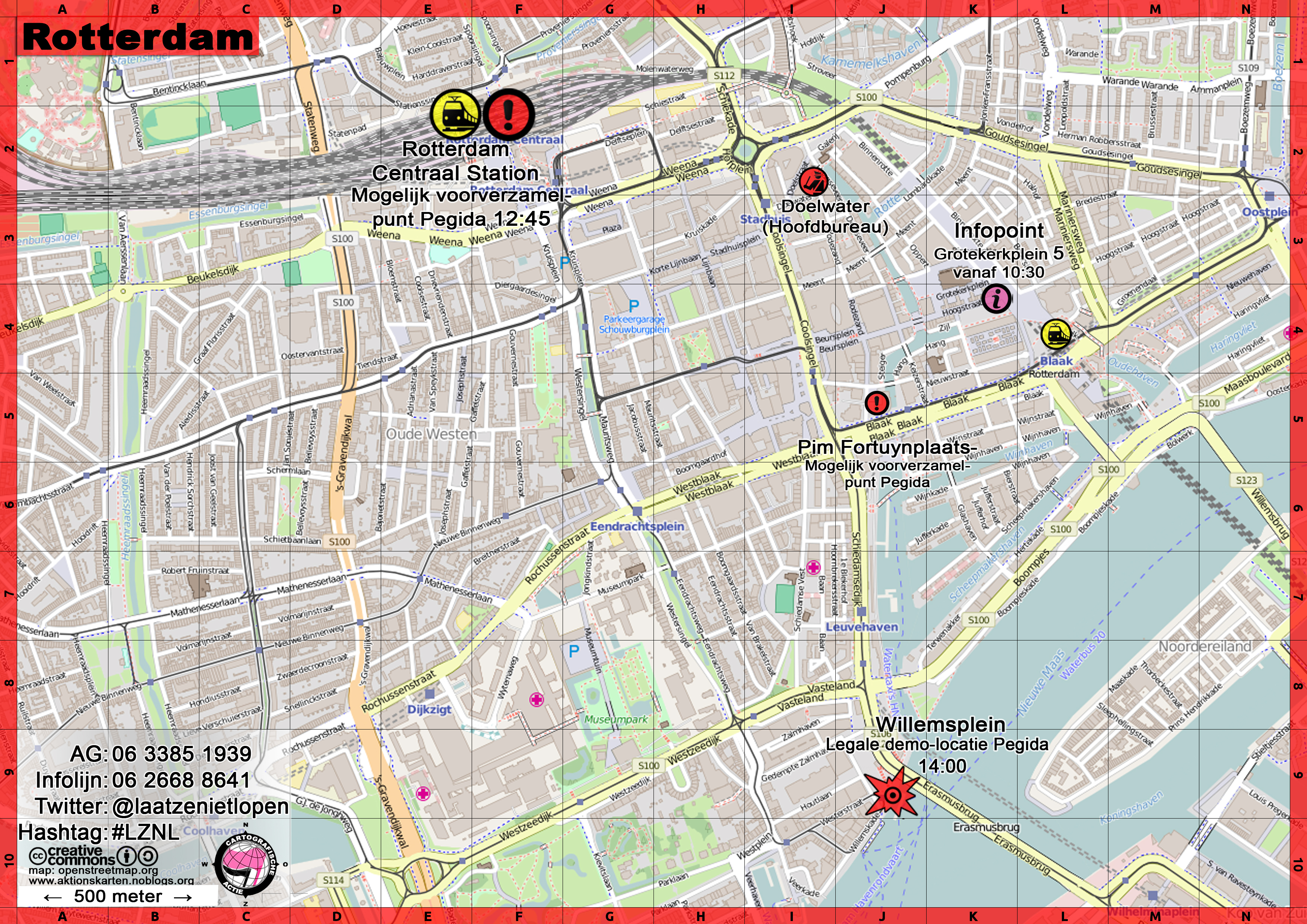 Actiemap_Pegida_Rotterdam_29_november_2015_A4_Voorkant