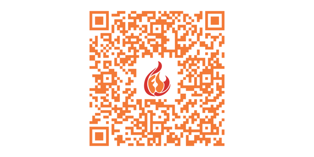 QR-code naar de Firestater-campagne. Klik om direct te doneren.
